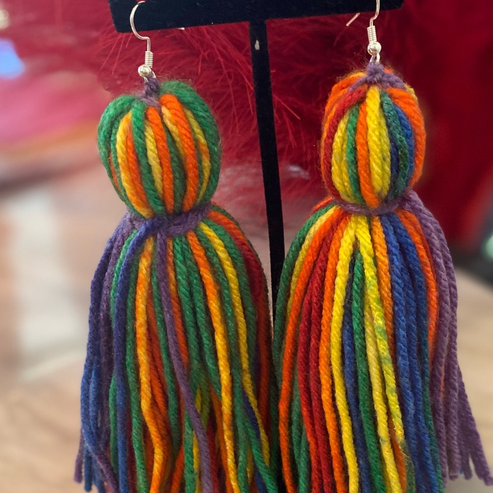 Colorful Tassel Earrings